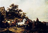Wouter Verschuur The Horse Fair painting